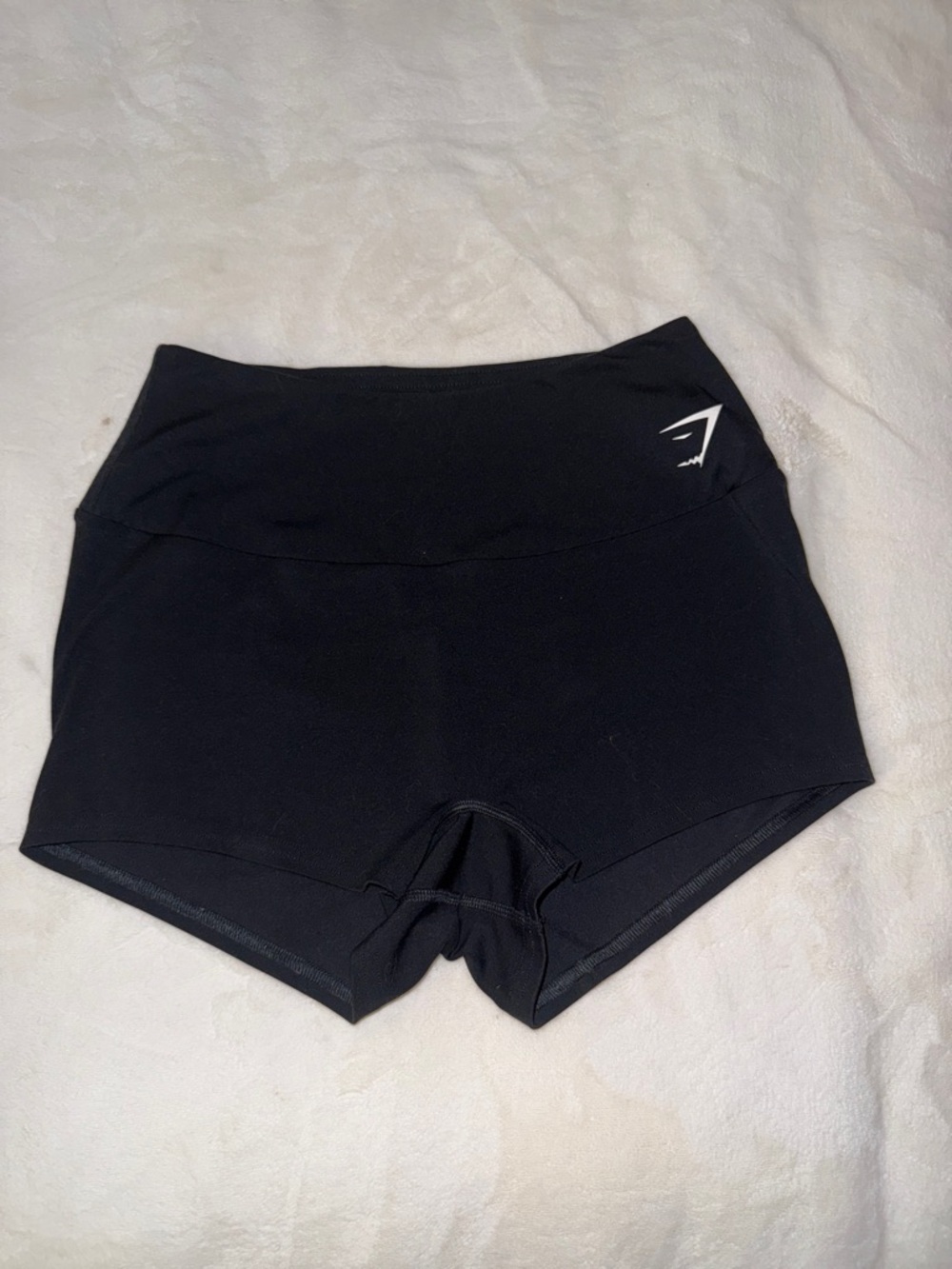 Gymshark Black High-Waist Training Bike Shorts